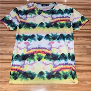 Men’s Top Man Tye-Dye Mesh Top